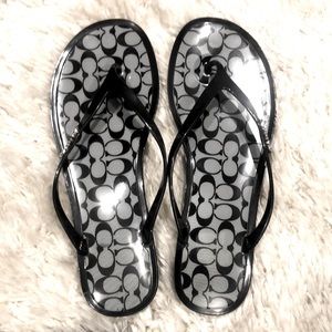 Coach Lyra jelly flips Size 9